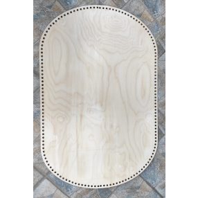 58x88 Natúr fa Horgolható kosár alap   7,5mm 	1db	