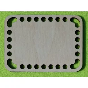   10x7cm  Natúr,nyír rétegelt lemez Horgolható  téglalap  6mm lyukkal	1db	
