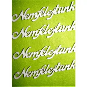 Fehér fa nem felejtünk	4db/csomag	11x2,5xm 