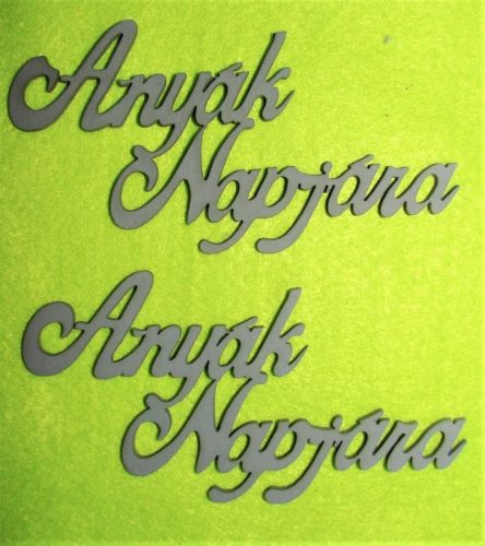  Szürke fa anyák napjára 12,5x6,5cm 2db/csomag