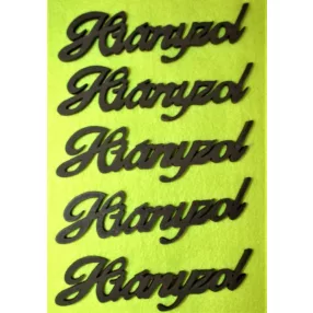 Fekete fa hiányzol	5db/csomag	10x3cm 