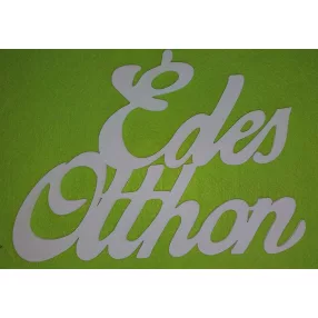 Fehér fa édes otthon	11x15cm