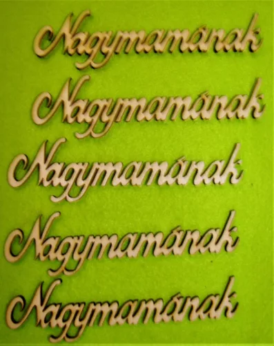 Natúr fa Nagymamának 12x3cm  5db/csomag	