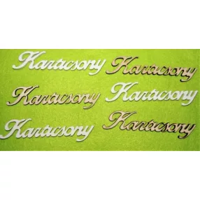   Natúr és Fehér színű ,fa  alapú HDF(nem tömörfa)  Karácsony	 9,5x2,5cm 6db/csomag