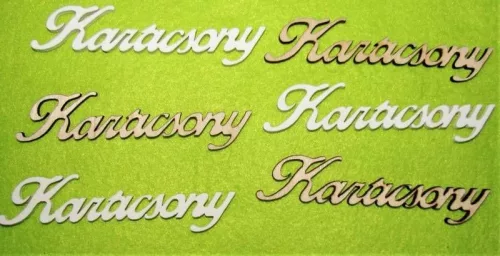 Natúr és Fehér színű ,fa  alapú HDF(nem tömörfa)  Karácsony	 9,5x2,5cm 6db/csomag