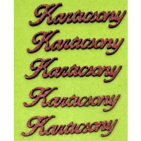   Piros csillámo,fa alapú HDF(nem tömörfa)  Karácsony	5db/csomag	9,5x2,5cm 