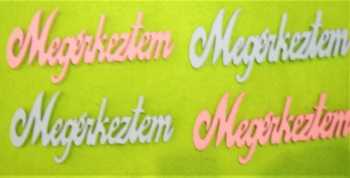 Világoskék és rózsaszín fa megérkeztem	4 db/csomag	11x5cm