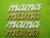 Natúr és  Fehér  fa  mama	4db/csomag	19x4cm 	
