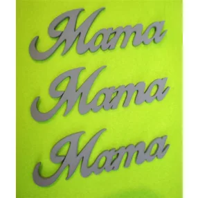  Szürke fa Mama 13x4,5cm 3db/csomag 