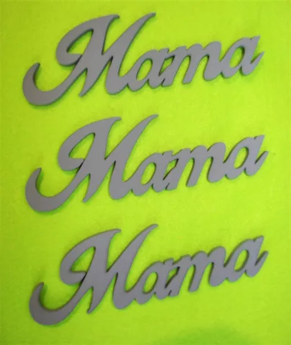  Szürke fa Mama 13x4,5cm 3db/csomag 