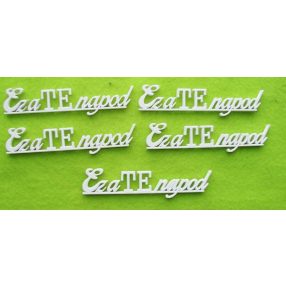  Fehér fa Ez a te napod 10,5x2,5cm  5db/csomag	