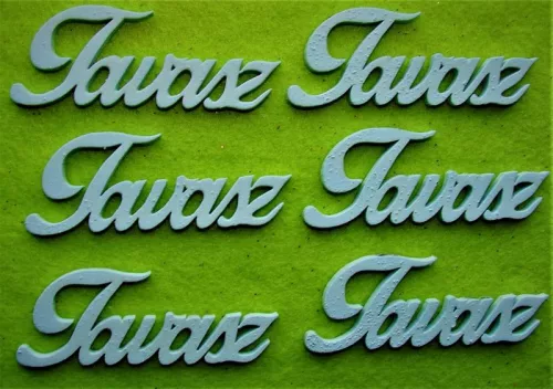 Világoskék fa Tavasz	6db/csomag	8x3cm 