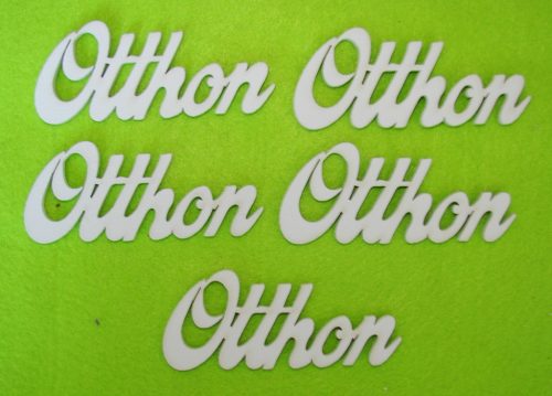  Fehér fa Otthon 9,5x4cm  5db/csomag	