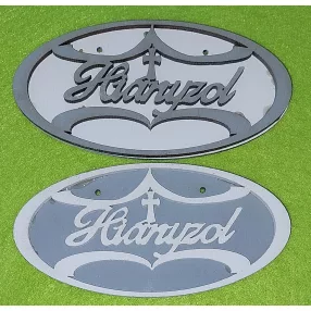 Szürke-fehér fa hiányzol 	10,5x5cm  