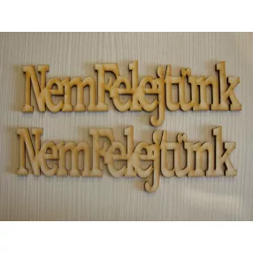 Natúr fa Nem felejtünk  nyomtatot 20x6cm 2db/csomag 