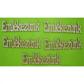 Natúr fa Emlékezünk  nyomtatot 10x3cm 5db/csomag	