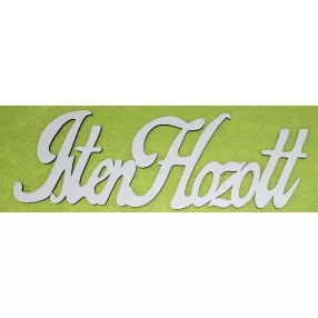 Fehér fa Isten hozott	1db	25x8cm 