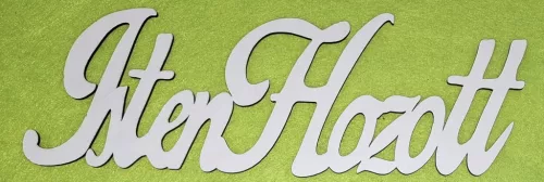 Fehér fa Isten hozott	1db	25x8cm 