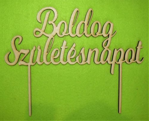 Natúr fa Boldog születésnapot  beszúrós	1db	21x16cm