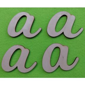  Natúr fa   Írott kis  betű a	4db	5,5magasság  