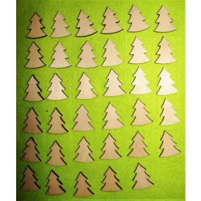 Natúr,nyír rétegelt lemez fenyőfa  3x2,5cm  35db/csomag	