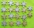 Csillámos ,fa alapú HDF(nem tömörfa)   hókristály	16db/csomag	2,9x3,3cm  