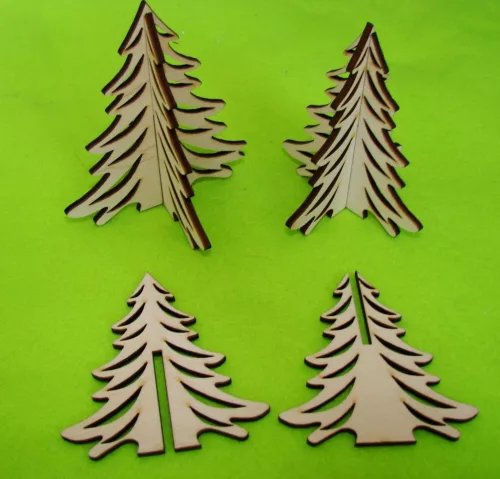 Natúr,nyír rétegelt lemez 3D fenyő	3db/csomag	10x9-9x8-8-7cm  