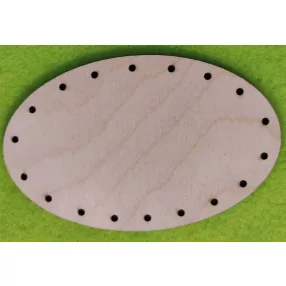   Natúr fa kosár alap ovális	1db	11cmx7cm .18db -2,5mm lyukkal  