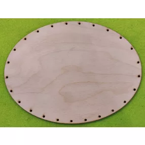   Natúr fa kosár alap ovális	1db	24cmx18cm .25db -2,5mm lyukkal  