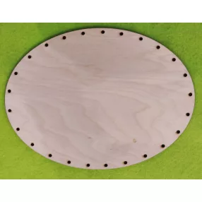   Natúr fa kosár alap ovális	1db	24cmx18cm .25db -3,5mm lyukkal  