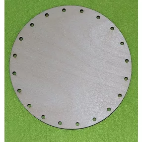   Natúr fa kosár alap kerek	1db	Átmérő 13cm .20db -3,5mm lyukkal  