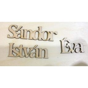 Egyedi  ültető nevek