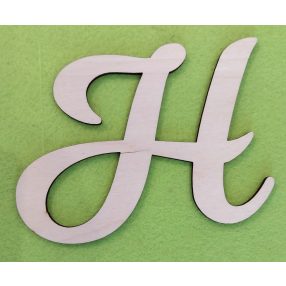  Natúr fa   Írott nagy betű H	1db	10 cm magasság 