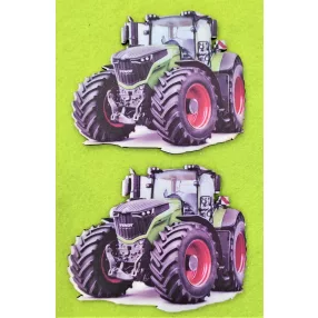 Nyomtatott fa   Traktor	2db/ csomag 	10x9cm 