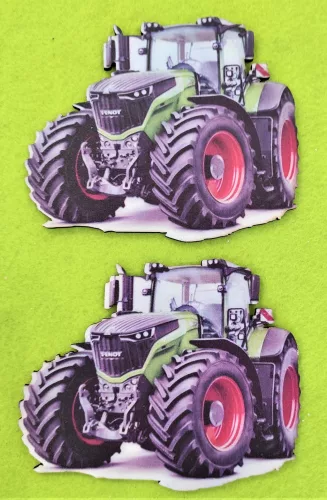 Nyomtatott fa   Traktor	2db/ csomag 	10x9cm 