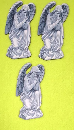Nyomtatott Fa     Imádkozó angyal	3db/ csomag 	10x6cm 