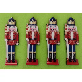 Nyomtatott  fa Diótörő	4db/csomag	10x3cm