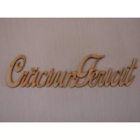 Natúr fa Crăciun fericit 	31x10cm