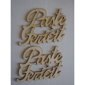 Natúr fa Paşte fericit  15x11cm 2db/csomag