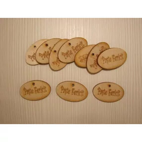 Natúr fa Paşte fericit 2,5x4cm 10db/csomag