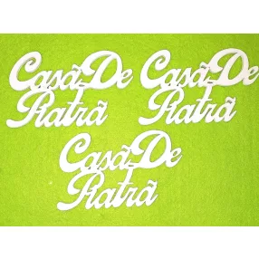  Fehér fa Casă de piatră 12x6,5cm 3db/csomag 