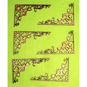 Natúr fa Sarokdísz	6db/csomag	7x4,5cm 