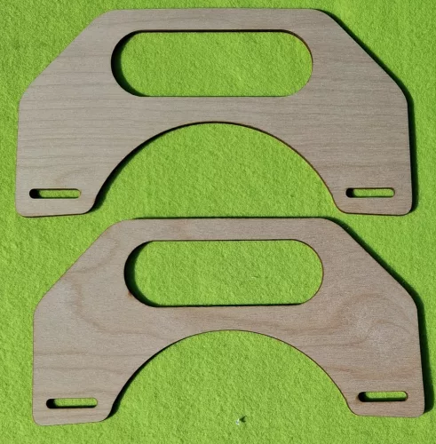 24,5x12,5 cm Natúr,nyír rétegelt lemez  táskafül  ovális fogantyúval  	1pár	 
